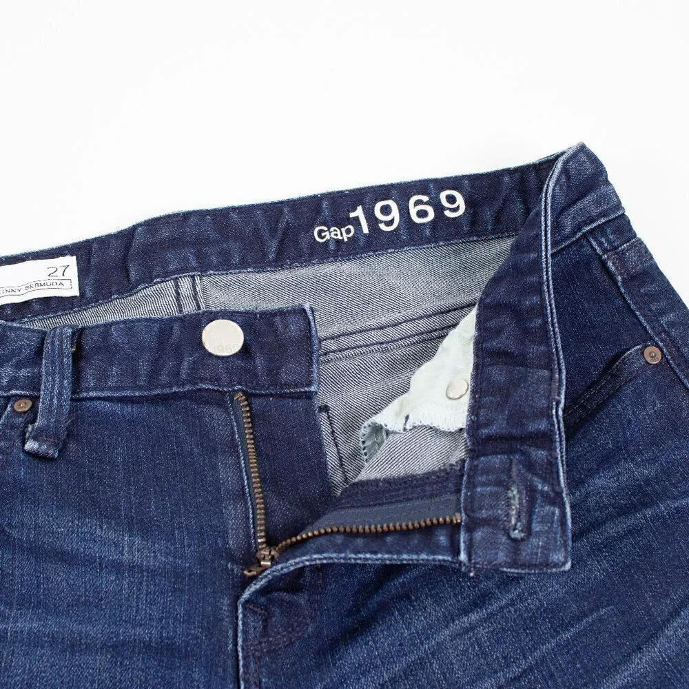 Gap Skinny Bermuda Shorts - Jean Shorts - Size 27 - Picture 5 of 5